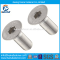 In Stock Alibaba China Supplier DIN7991 Carbon Steel/Stainless Steel Hexagon Socket Countersunk Head Screw With Zinc Plated/BO